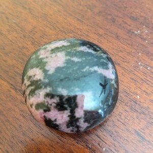 Rhodonite Crystal Palm Stone